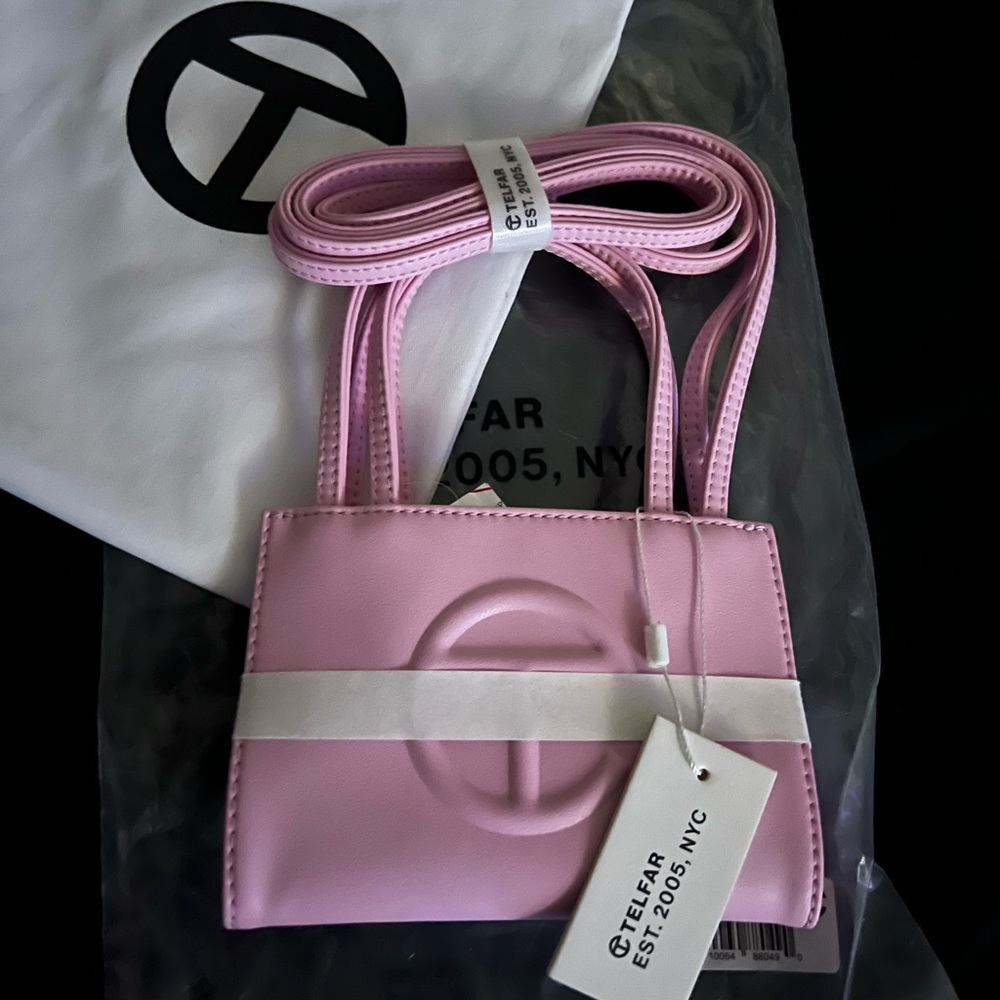 Telfar small bubblegum bag